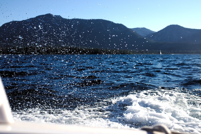 Splash from our Boat